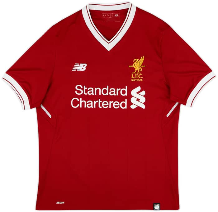 2017-18 Liverpool 125 Years Home Shirt Virgil #4 - 6/10 - (S)