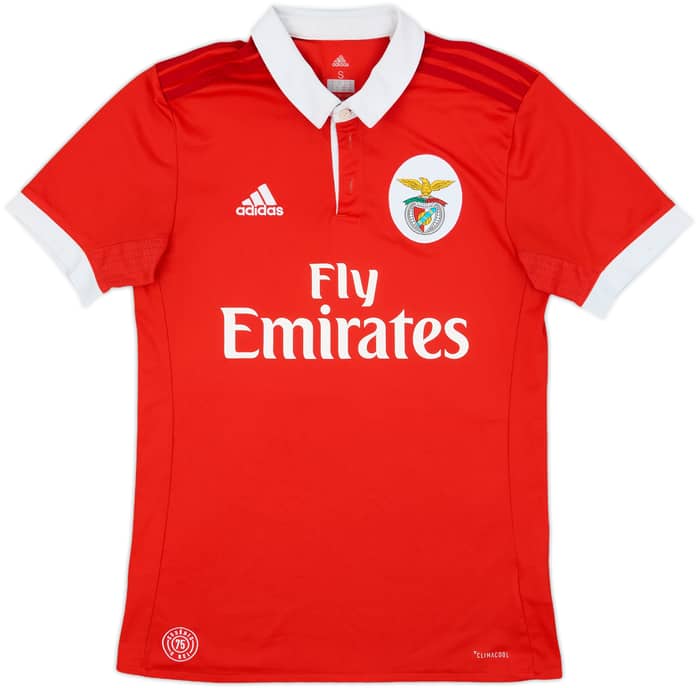 2017-18 Benfica Home Shirt Jonas #10 - 7/10 - (S)