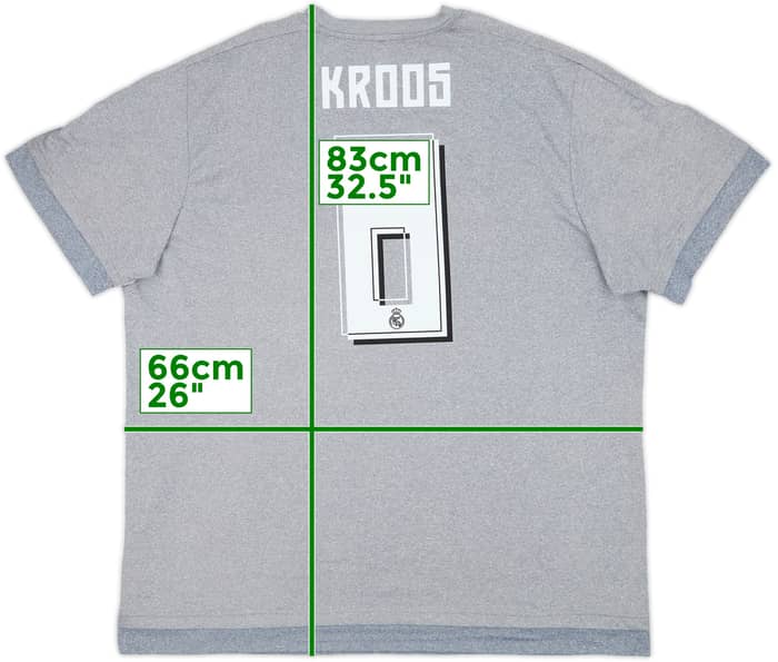 2015-16 Real Madrid Away Shirt Kroos #8 - 6/10 - (XXL)