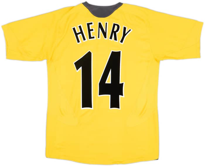 2005-06 Arsenal Away Shirt Henry #14 - 8/10 - (XL.Boys)