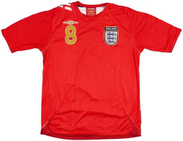 2006-08 England Away Shirt Lampard #8 - 4/10 - (M)