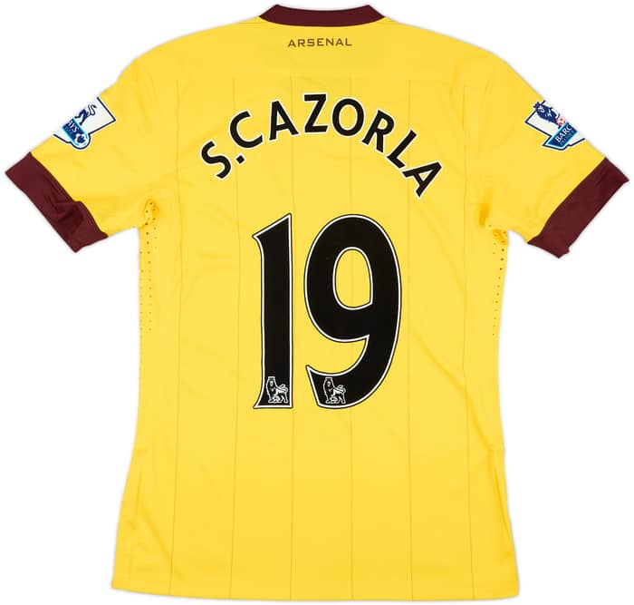 2012-13 Arsenal Match Issue Third Shirt S.Cazorla #19