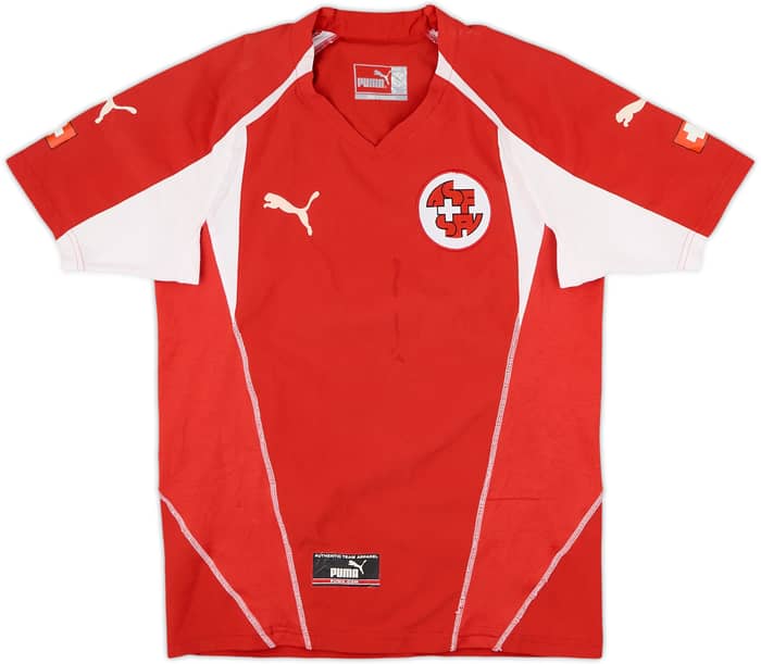 2004-06 Switzerland Home Shirt - 6/10 - (XS)