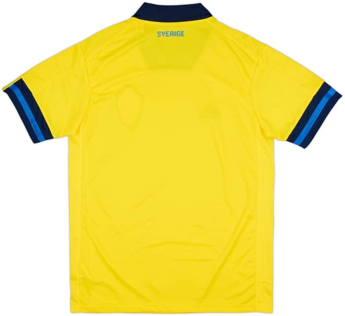2020-21 Sweden Home Shirt - 9/10 - (M)