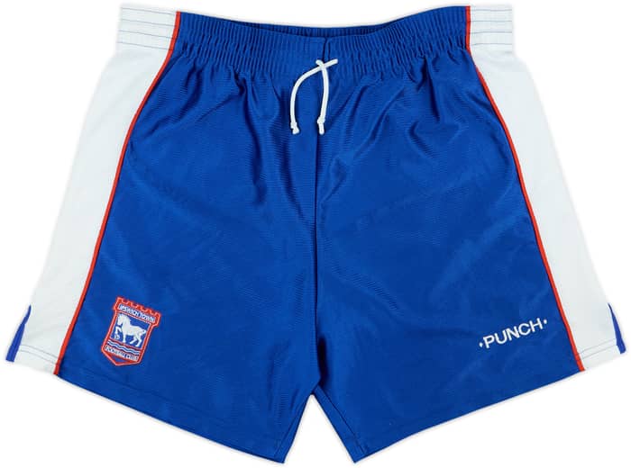 1999-01 Ipswich Home Shirt and Shorts - 8/10 - (XL)