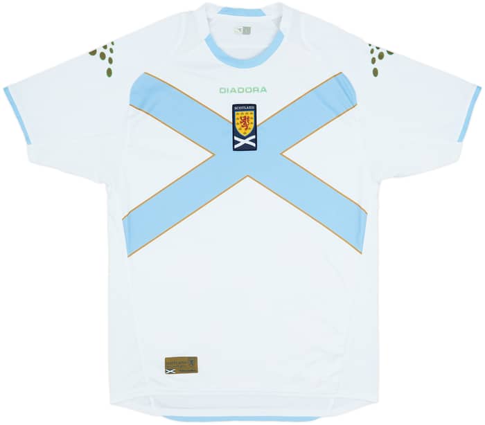 2007-08 Escocia Camiseta Visitante - 5/10 - (L)