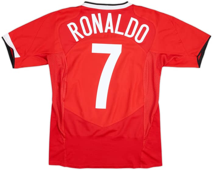 Camiseta de local del Manchester United 2004-06 Ronaldo #7 - 8/10 - (15-16 Años)
