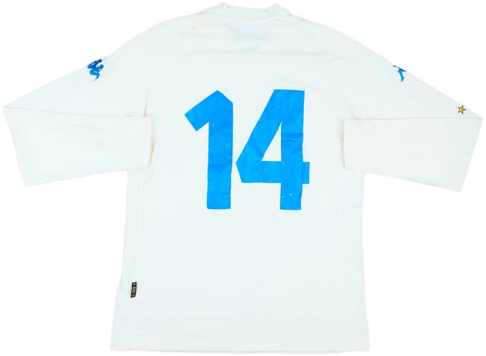 2000-02 Italy Match Issue Away L/S Shirt #14