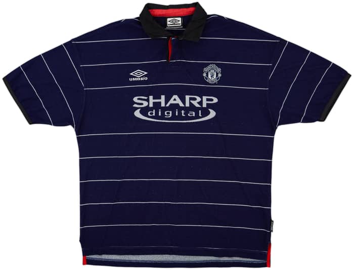1999-00 Manchester United Away Shirt Keane #16 - 8/10 - (XL)