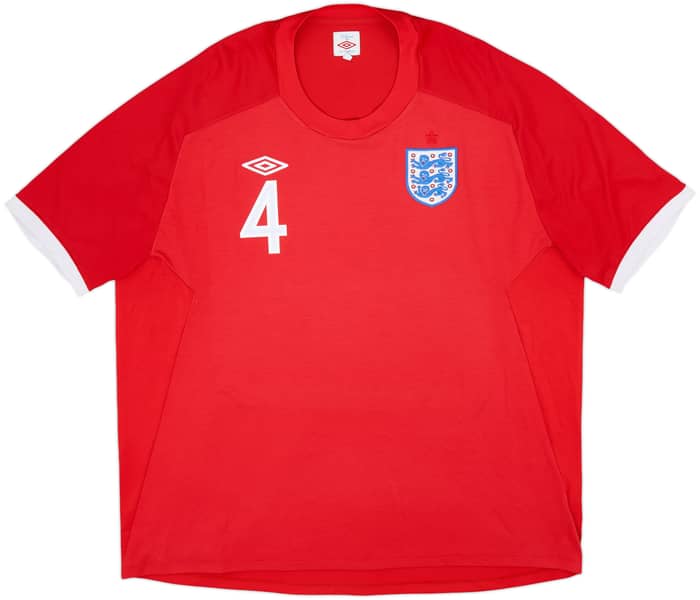 2010-11 England Away Shirt Gerrard #4 - 7/10 - (3XL)