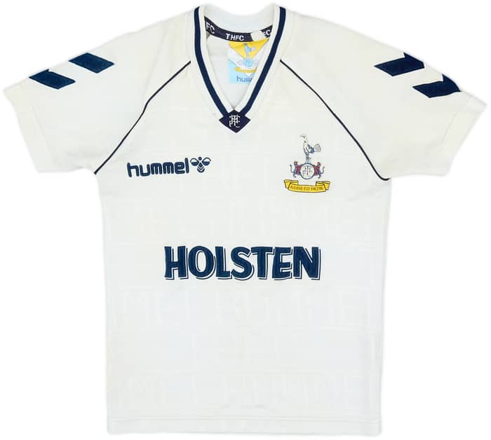 1989-91 Tottenham Home Shirt & Shorts - 7/10 - (M.Boys)