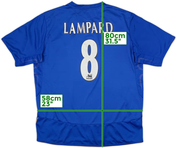 2005-06 Chelsea Centenary Home Shirt Lampard #8 - 5/10 - (XL)