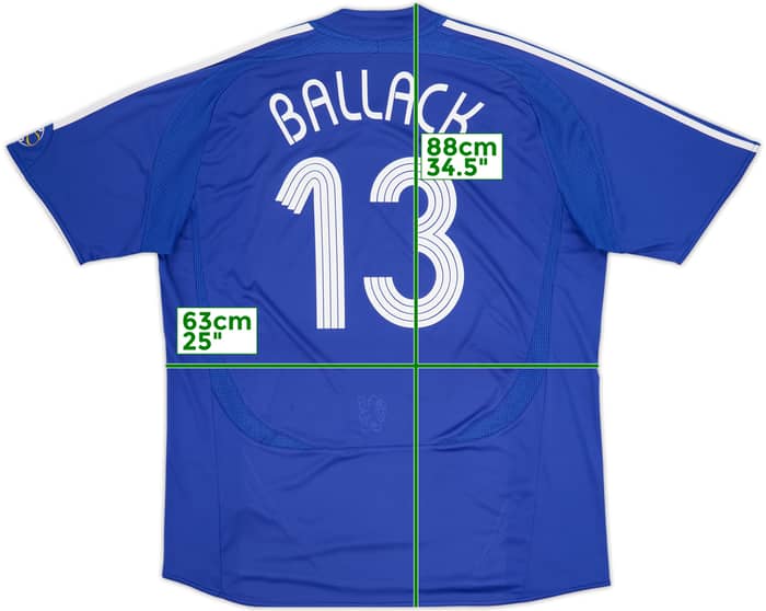2006-08 Chelsea Home Shirt Ballack #13 - 7/10 - (XXL)