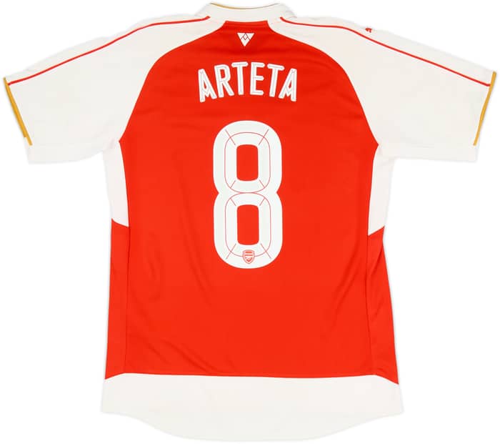 2015-16 Arsenal Local Camiseta Arteta #8 - 6/10 - (L)