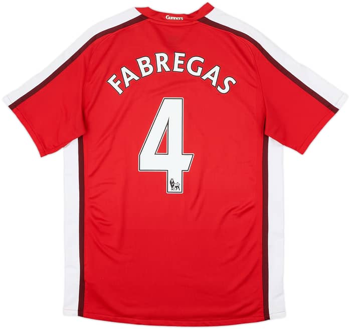 2008-10 Arsenal Home Shirt Fabregas #4 - 10/10 - (M)
