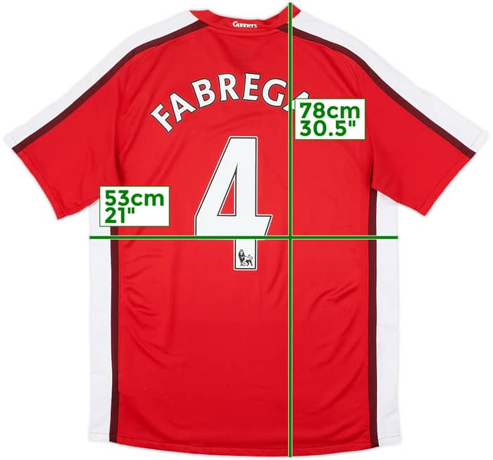 2008-10 Arsenal Home Shirt Fabregas #4 - 10/10 - (M)