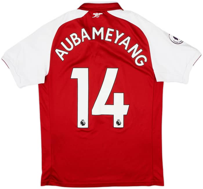 2017-18 Arsenal Home Shirt Aubameyang #14 - 7/10 - (S)