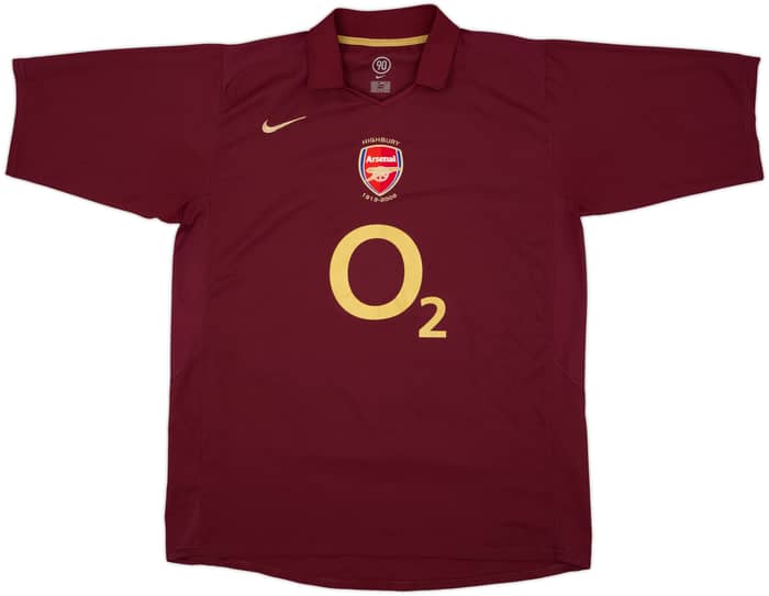 2005-06 Arsenal Home Shirt Henry #14 - 8/10 - (XL)
