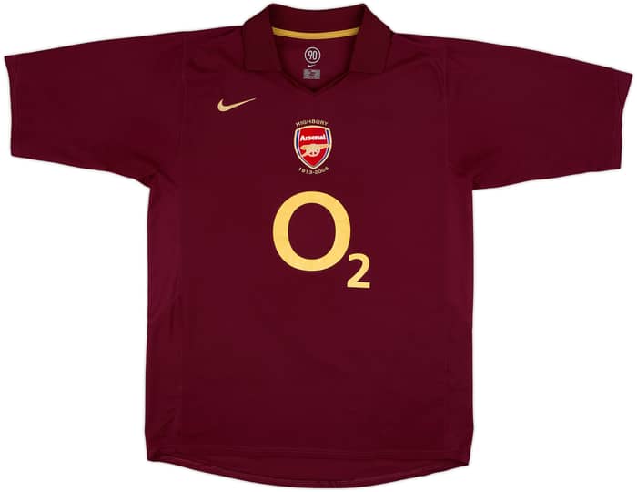 2005-06 Arsenal Home Shirt Henry #14 - 9/10 - (L)