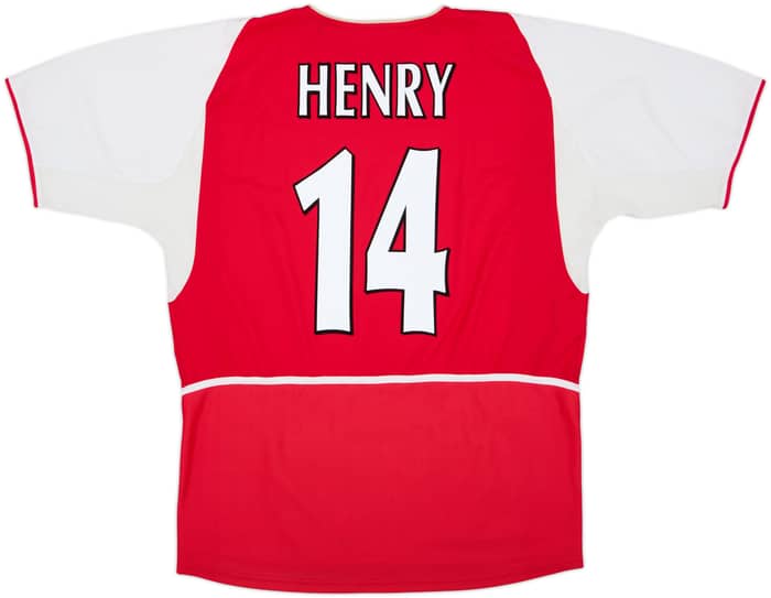 2002-04 Arsenal Home Shirt Henry #14 - 7/10 - (L)