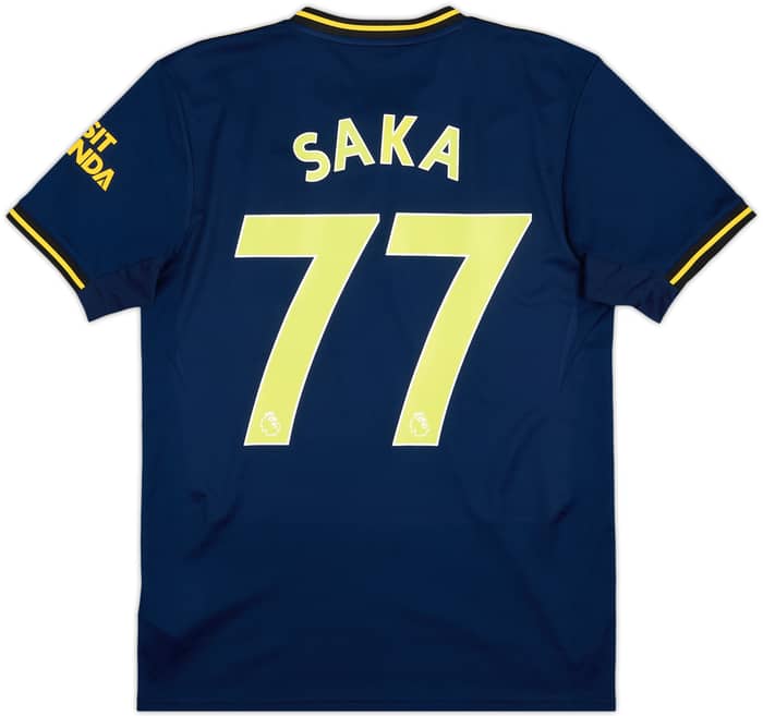 2019-20 Arsenal Third Shirt Saka #77 - 9/10 - (S)