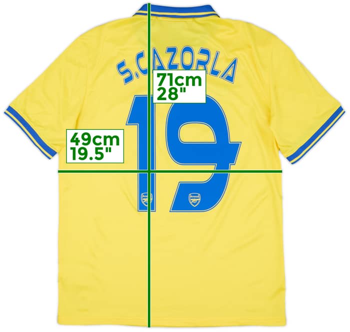 2013-14 Arsenal Visitante Camiseta S.Cazorla #19 - 8/10 - (M)