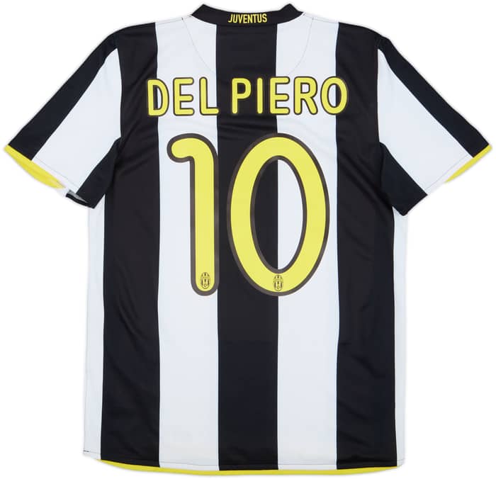 2008-09 Juventus Home Shirt Del Piero #10 - 9/10 - (S)