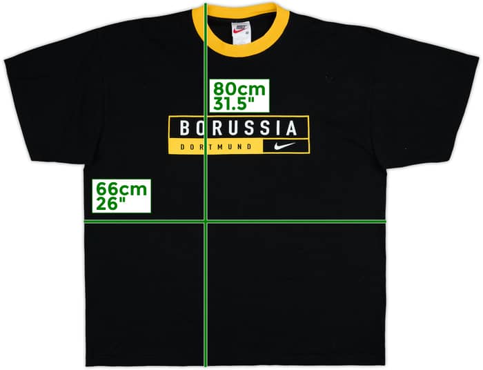 1998-00 Borussia Dortmund Nike Cotton Tee - 6/10 - (XXL)