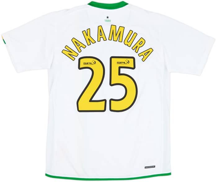 2006-08 Celtic European Shirt Nakamura #25 - 8/10 - (M)