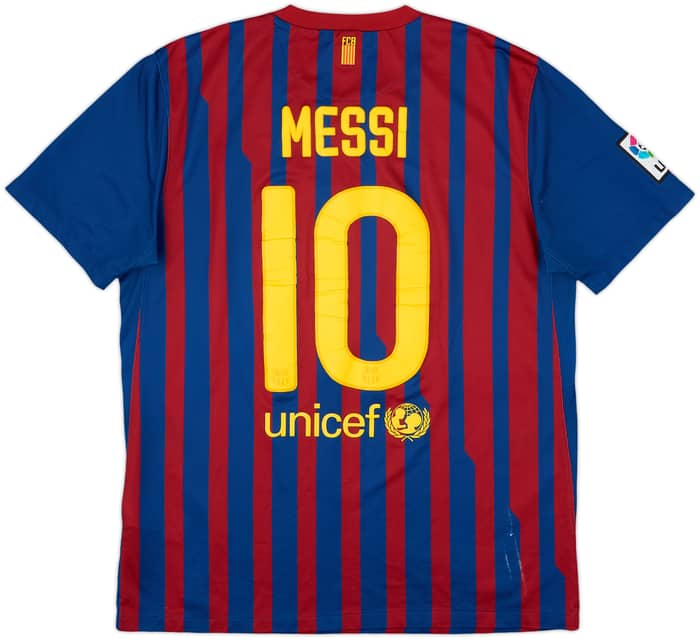 2011-12 Barcelona Home Shirt Messi #10 - 5/10 - (L)