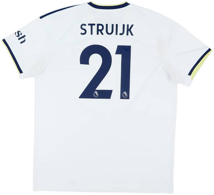 2022-23 Leeds United Home Shirt Struijk #21 - 8/10 - (XL)