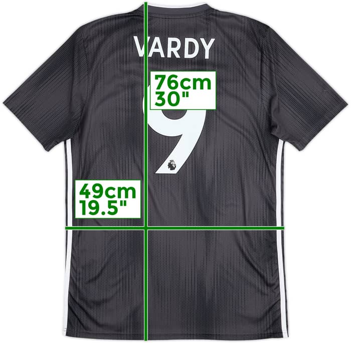 2019-20 Leicester Away Shirt Vardy #9 - 10/10 - (M)