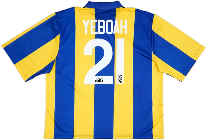 1993-95 Leeds United Away Shirt Yeboah #21 - 8/10 - (XXL)