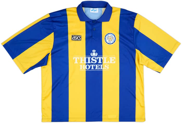 1993-95 Leeds United Away Shirt Yeboah #21 - 8/10 - (XXL)