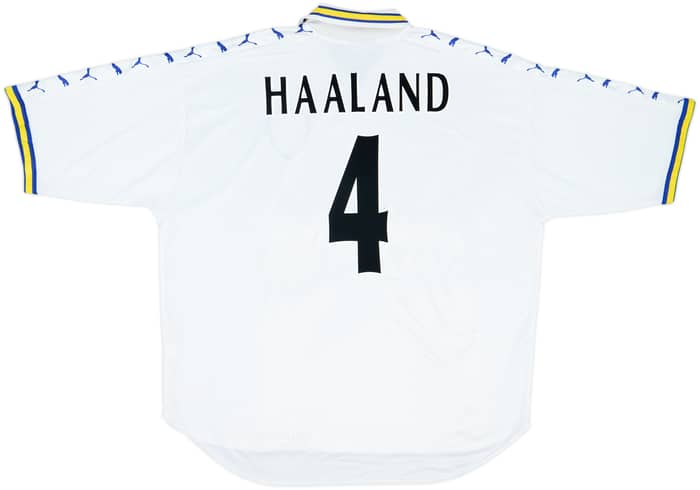 Camiseta de local del Leeds United 1998-00 Haaland #4 - 6/10 - (XXL)
