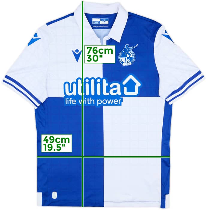 2023-24 Bristol Rovers Home Shirt - 8/10 - (L)