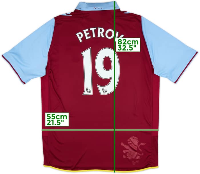 2012-13 Aston Villa Home Shirt Petrov #19 - 6/10 - (XL)