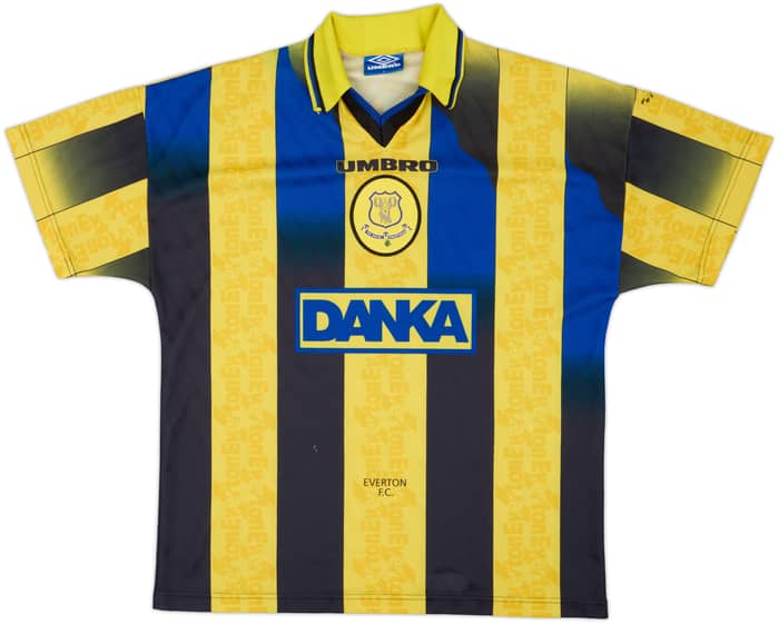 1996-98 Everton Away Shirt Ferguson #9 - 5/10 - (L)