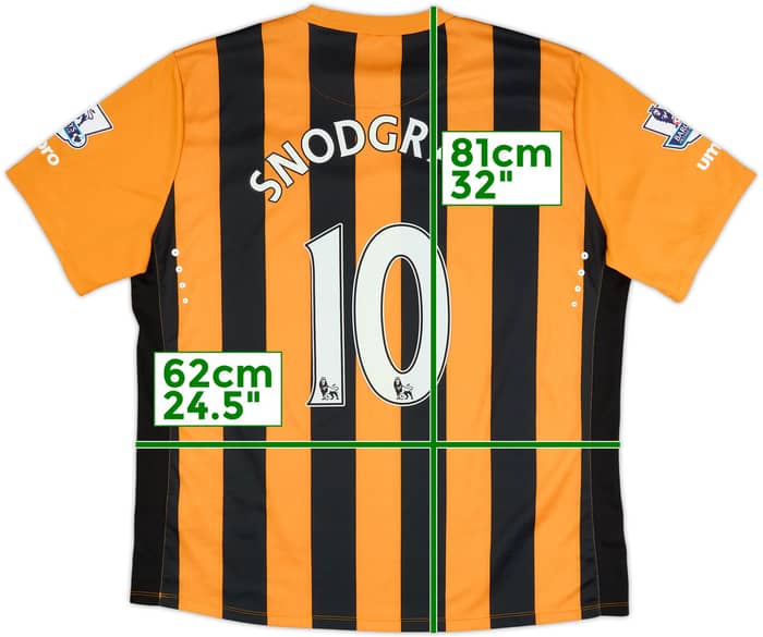 2014-15 Hull City Home Shirt Snodgrass #10 - 8/10 - (XXL)