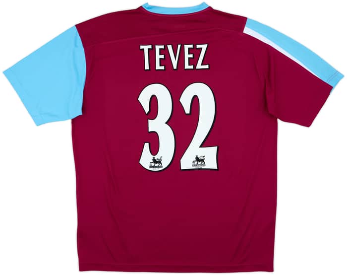 2005-07 West Ham Home Shirt Tevez #32 - 8/10 - (L)