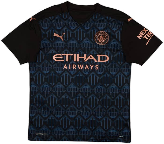 2020-21 Manchester City Away Shirt Kun Aguero #10 - 8/10 - (M)