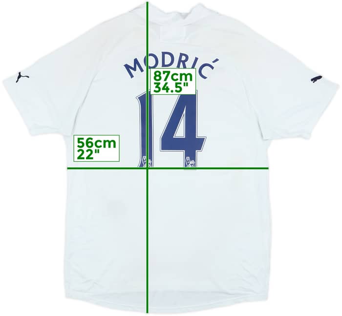 Camiseta de local de Copa del Tottenham 2011-12 Modric #14 - 5/10 - (XL)