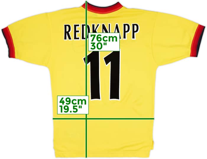 Camiseta de visitante del Liverpool 1997-99 Redknapp #11 - 7/10 - (S)