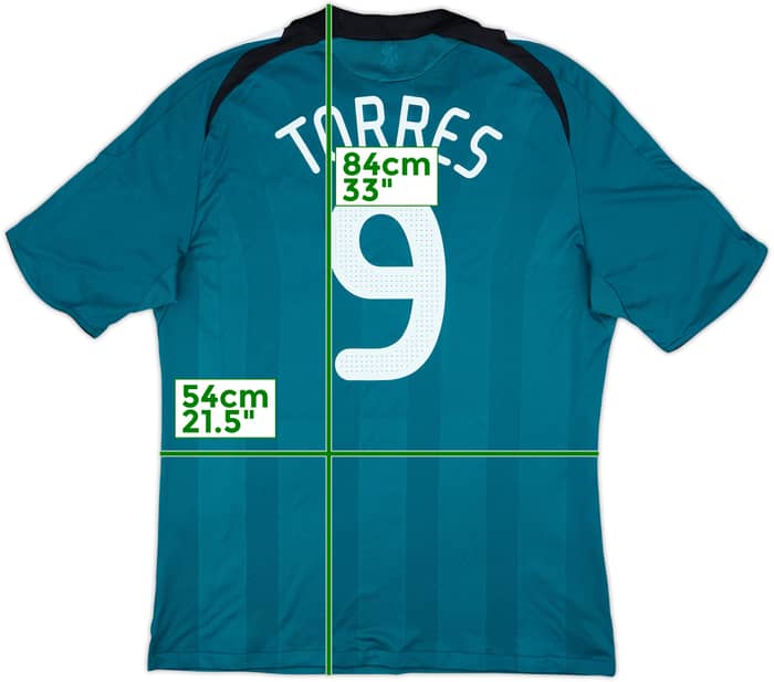 2008-09 Liverpool Third Shirt Torres #9 - 8/10 - (XL)