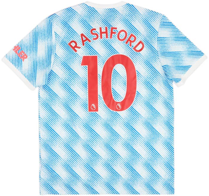 2021-22 Manchester United Away Shirt Rashford #10 - 6/10 - (L)