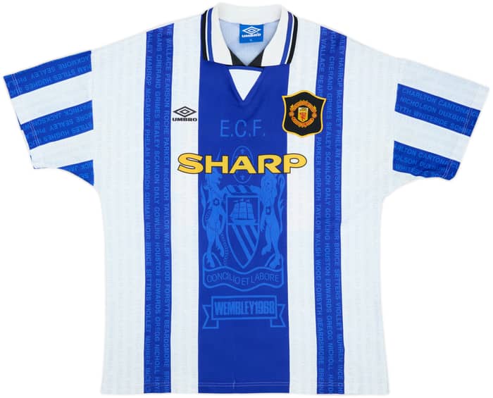 1994-96 Manchester United Third Shirt Beckham #24 - 8/10 - (XL)