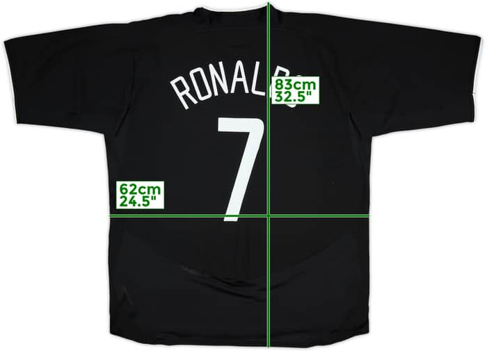 2003-05 Manchester United Away Shirt Ronaldo #7 - 6/10 - (XXL)