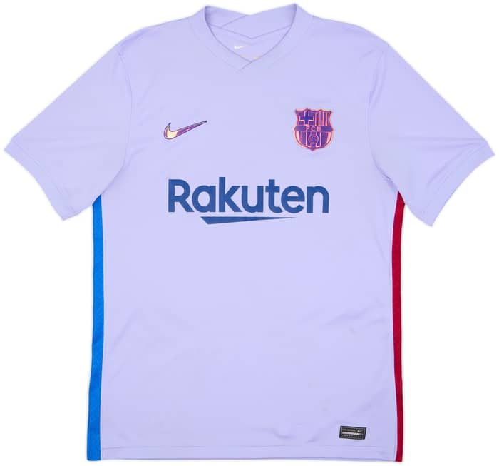 2021-22 Barcelona Away Shirt Gavi #30 - 8/10 - (M)