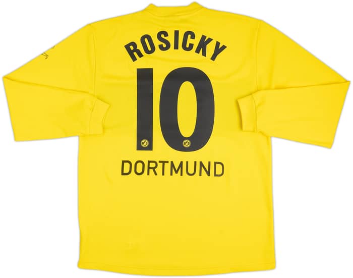 2002-03 Borussia Dortmund Home L/S Shirt Rosicky #10 - 5/10 - (L)