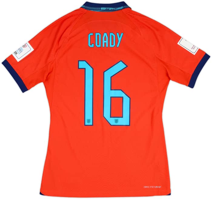 2022 England Player Issue World Cup Away Shirt Coady #16 - 9/10 - (M)